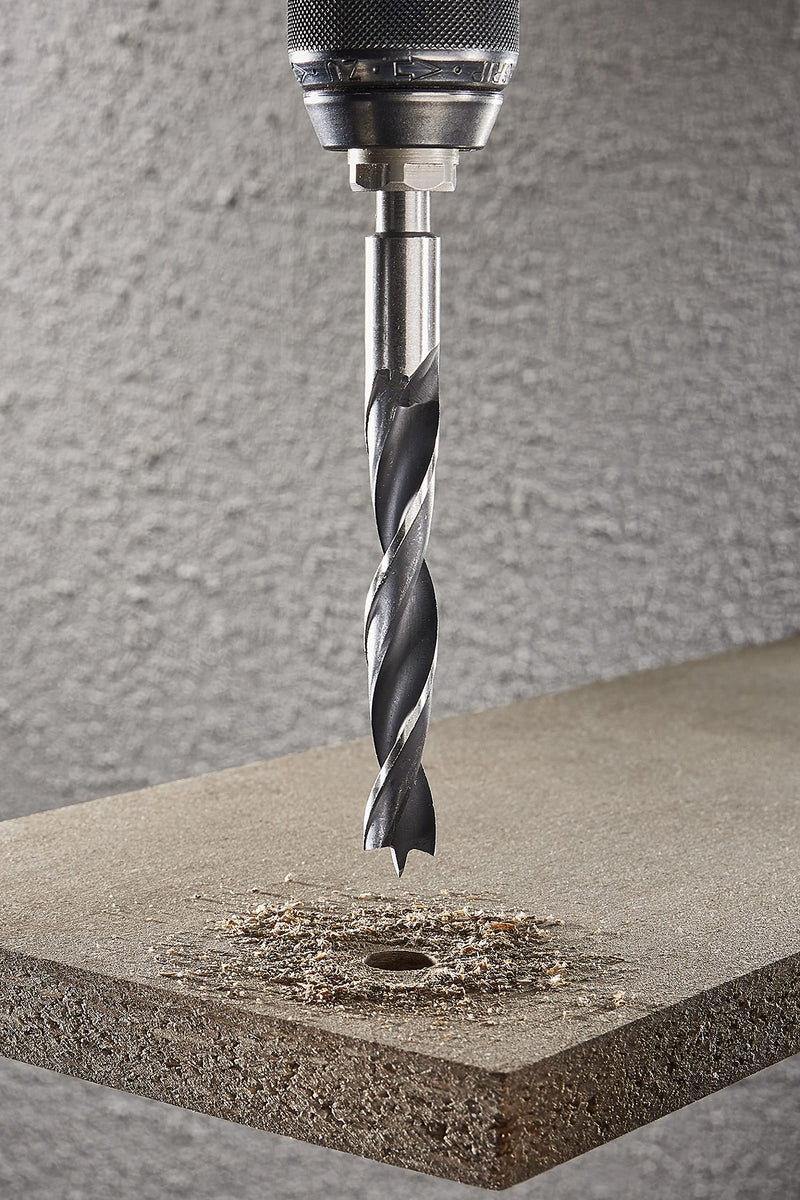 wolfcraft wood twist drill, Ø 12 mm I 7612010 I For drilling in soft wood Ø 12.0 mm ø12x151mm