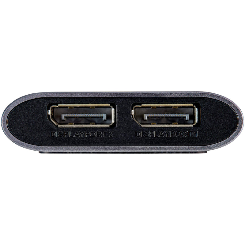 StarTech Thunderbolt to Dual DisplayPort 1.4 Adapter, Dual 4K 60Hz, HDR 2x DisplayPort 1.4 (Single 8K/Dual 4K)