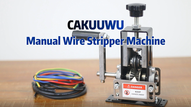 Manual Wire Stripping Machine for Scrap Copper Recycling DIY,Gauge 0.06-1"