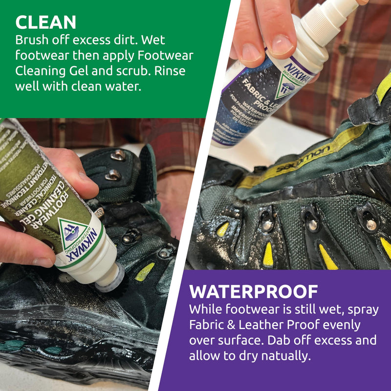 Nikwax Fabric and Leather Proof Waterproofing Spray-on