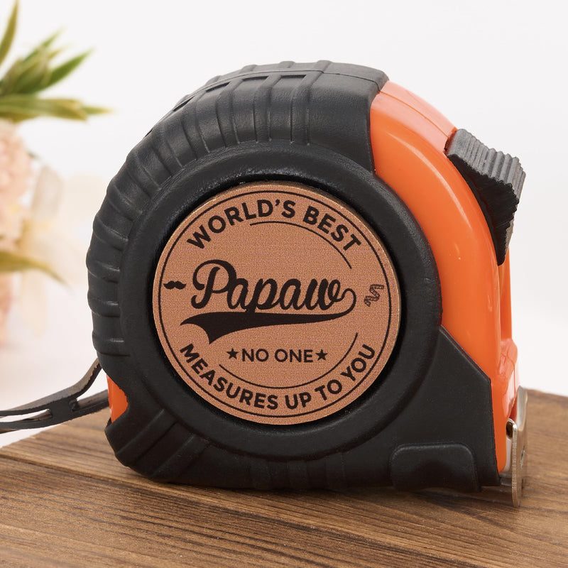 Papaw Gifts, Gift for Papaw from Kids, Measuring Tape 16ft for Men, Ideal for Birthday, Fathers Day, Christmas, Retractable Digital Carpenter Tool
