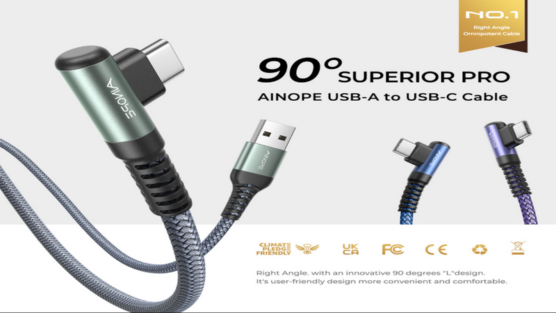 AINOPE USB C Cable - [Pack of 2 2 M + 2 M] 3.1 A Charging Cable USB C Cable | Nylon Braided Fast Charging Cable for Samsung S25/S24/S23/S22 Ultra, Pixel 9, Note 10, MacBook Pro/Air, iPad Pro/Air 2-gray
