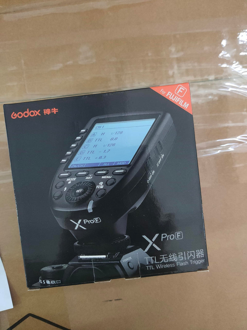 GODOX Xpro-F TTL Flash Trigger Transmitter 1/8000s High Speed Sync TTL Autoflash Built-in Godox X System with LCD Screen for Fuji Fujifilm Camera (XPRO-F)