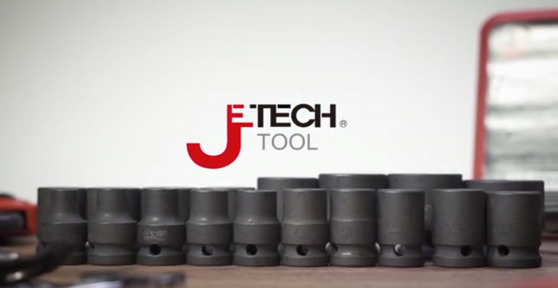 JETECH 3/4" Drive 65mm Standard Impact Socket, 6-Point Metric Impact Socket, Heat-Treated Chrome Molybdenum (Cr-Mo) Alloy Steel, Heavy-Duty for Industrial & Heavy Equipment Applications