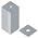 GBGS 30 Pack Square Washers Plate for 3/8" Bolt,1/8" x 1-5/8"x 1-5/8"