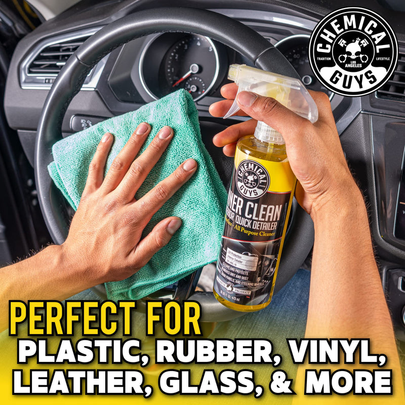 Chemical Guys SPI_663_16 InnerClean Quick Detailer with Pineapple Scent, High Performance Interior and Dashboard Cleaner, Dust Repellent, Easy to Use Non Greasy Formula, 16 fl oz 16 oz