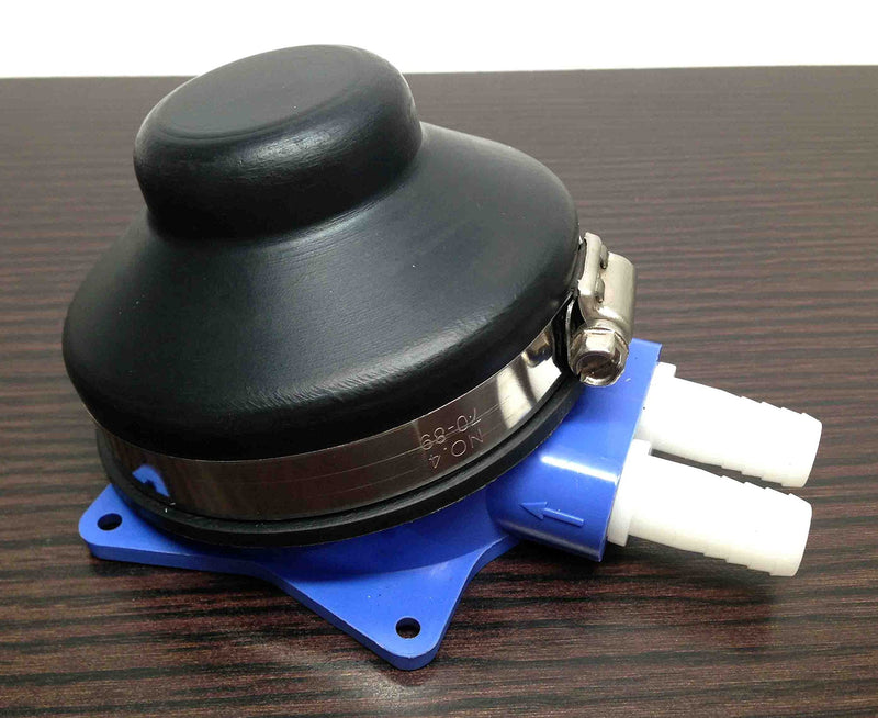 Pactrade Marine Baby Foot Water Pump Suitable for 1/2" Flexible Hose 2.11 GPM Rubber & Nylon Made Self-Priming for Marine RV Boat Bilge Galley Pump Toilet Wash Basin