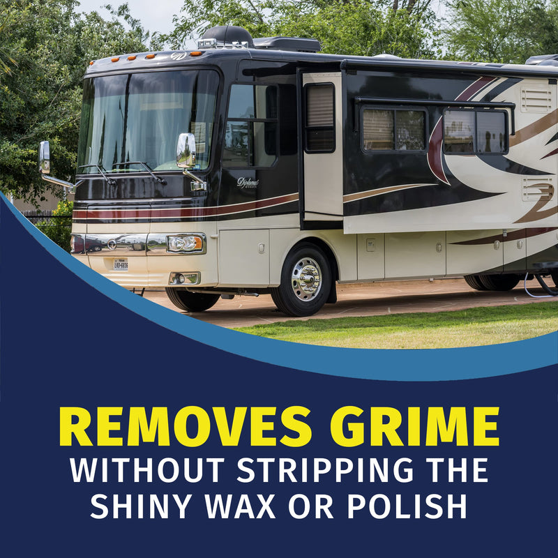 One-Step RV Wash and Wax With Ceramic Protection, Concentrated Car Wash and Wax for RVs and Campers, 20 fl oz Bottle