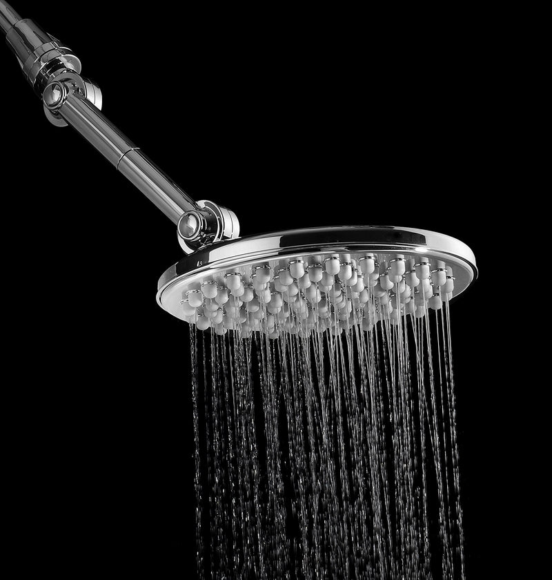 HotelSpa MOBILIS(TM) 4-way Adjustable High-Pressure 9" Rainfall Showerhead with 109 Self-Clean Jets Chrome