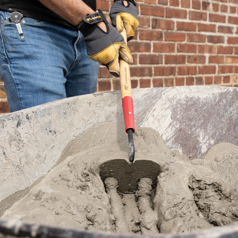 MARSHALLTOWN QLT Mortar Hoe, Concrete, Masonry, Short Wood Handle, 14246
