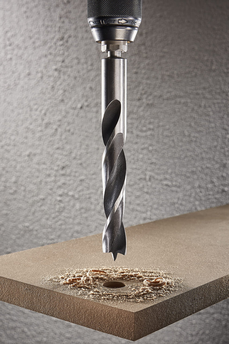 wolfcraft wood twist drill, Ø 12 mm I 7612010 I For drilling in soft wood Ø 12.0 mm ø12x151mm