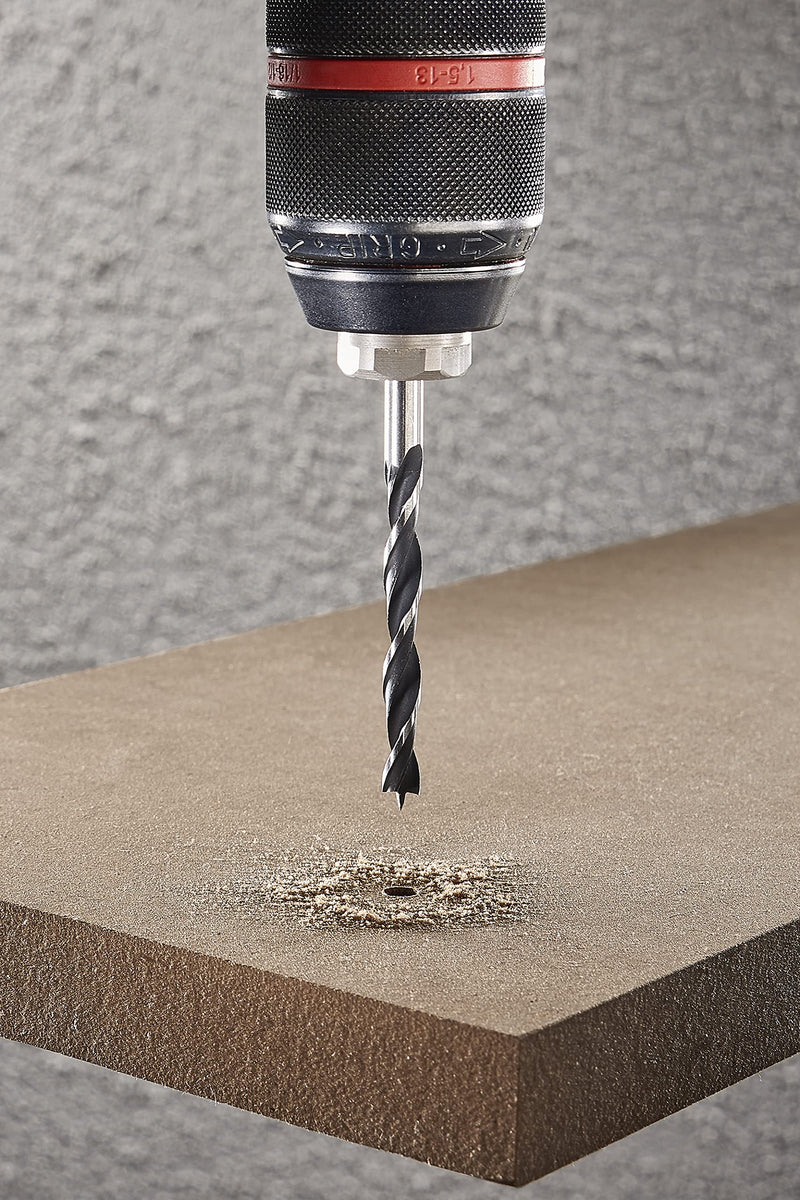 wolfcraft wood twist drill, Ø 12 mm I 7612010 I For drilling in soft wood Ø 12.0 mm ø12x151mm