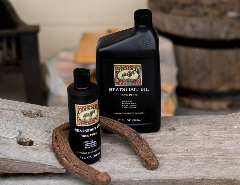 Bickmore 100% Pure Neatsfoot Oil - Leather Conditioner and Wood Finish 8 Fl Oz (Pack of 1)