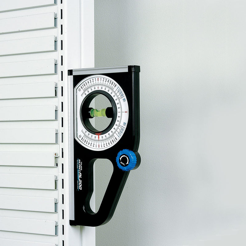 Tajima Protractor/Inclinometer (Rotatable Level Dual Scale for Angle or Tilt) - SLT200MY