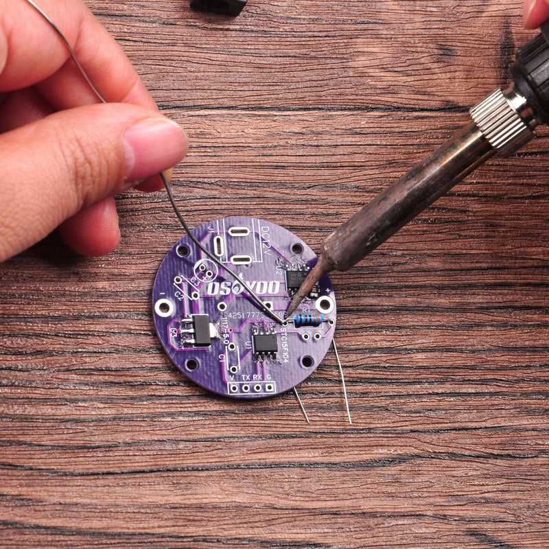 OSOYOO Soldering Exercise Kit for Teenagers & Beginners - DIY Ultrasonic Levitation Electronics Kit with Easy USB Power Supply, STEM Projects, Maker, Learners, Technology Experiments, Workshop