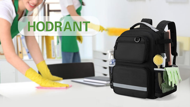 HODRANT Cleaning Backpack with Bottom Plate & Waterproof Bottom