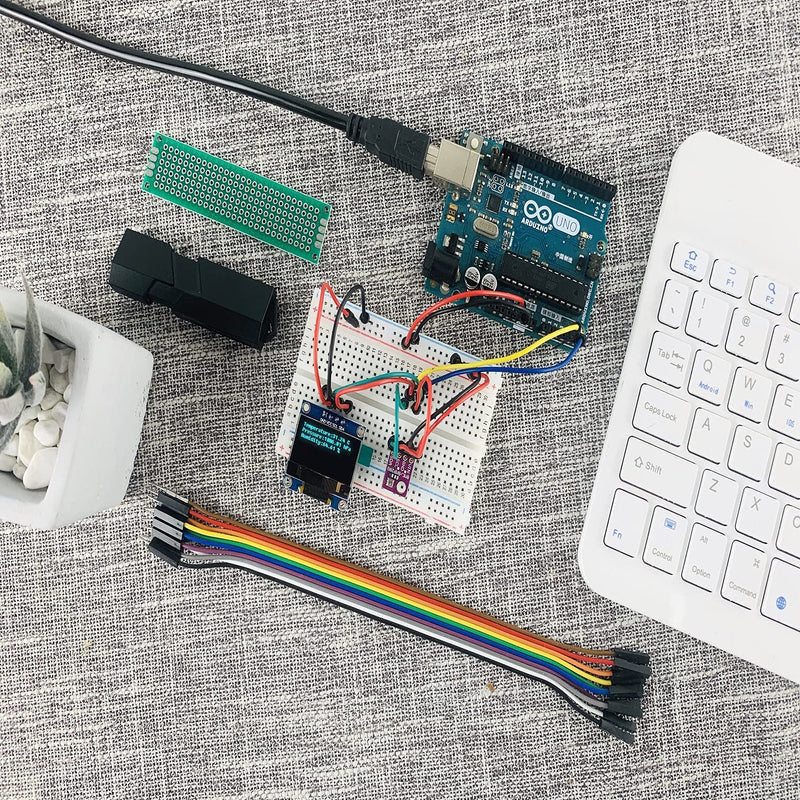 CUQI GY-BME280 Barometric Pressure Temperature Sensor, Calibrated Altimeter Pressure Sensor with IIC I2C Breakout Altimeter Module for GPS Modules