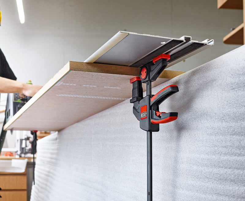 BESSEY EZR-SET, 6 In., One Hand Table/Track Clamp, Multi-Use 6 In. Ergonomic, Unique