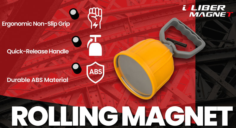 ULIBERMAGNET Magnetic Bulk Parts, Quick Release Magnetic Transfer Pickup Tool Manual Lifter, Material Handling Magnet,Pickup Magnetic Sweeper for Small Metal Object,Nails,Nut,Screw, Tacks,Metal Scraps Magnetic Bulk Parts Pickup Tool