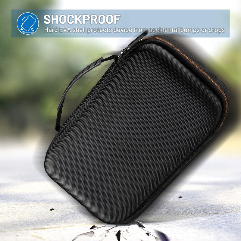 Original Endoscope Tool Case, Upgrad Large Capacity Hardshell Carrying Bag Storage Case Compatible with WiFi Borescope, 4.3in Inspection Camera with Cable Less Than 10M, Otoscope, Black Toolbox