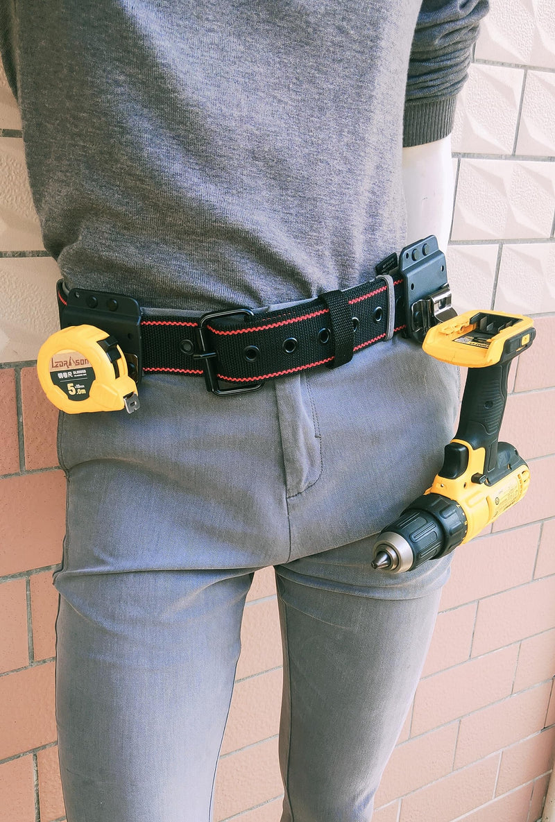 Tape Measure Holder for Belt, Drill Holder for Belt, Tape Measure Clip, Drill Belt Clip Drill Holster for Belt, without Belt Clips