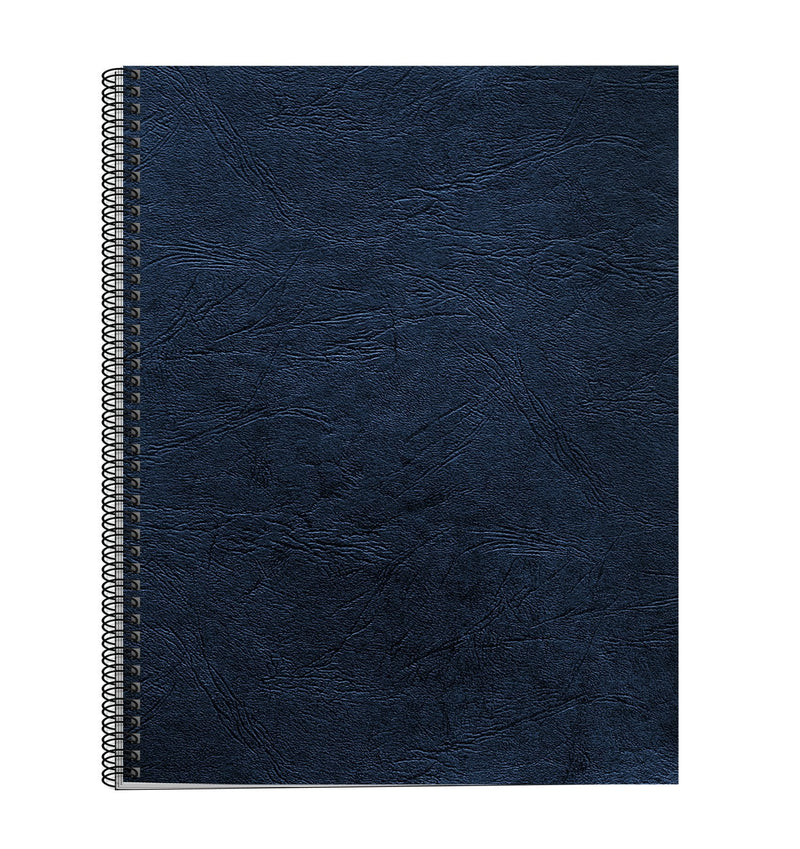 Fellowes Letter Size Binding Covers Expressions Grain, 50-Pack, Navy (52124) 50 Pack