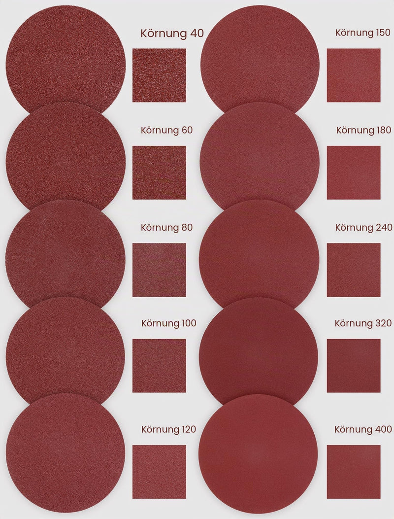180 mm Sandpaper 80 Grit, Pack of 30 180 mm Sanding Discs, 7 Inch Sanding Sheets for Longneck Sanders Drywall (without Holes)