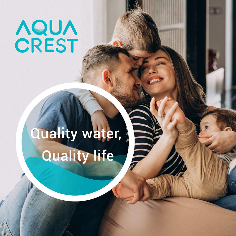 AQUA CREST AP117 Whole House Water Filter, 10" x 2.5" Replacement for 3M® Aqua-Pure AP117, Whirlpool® WHKF-GAC, Pack of 2