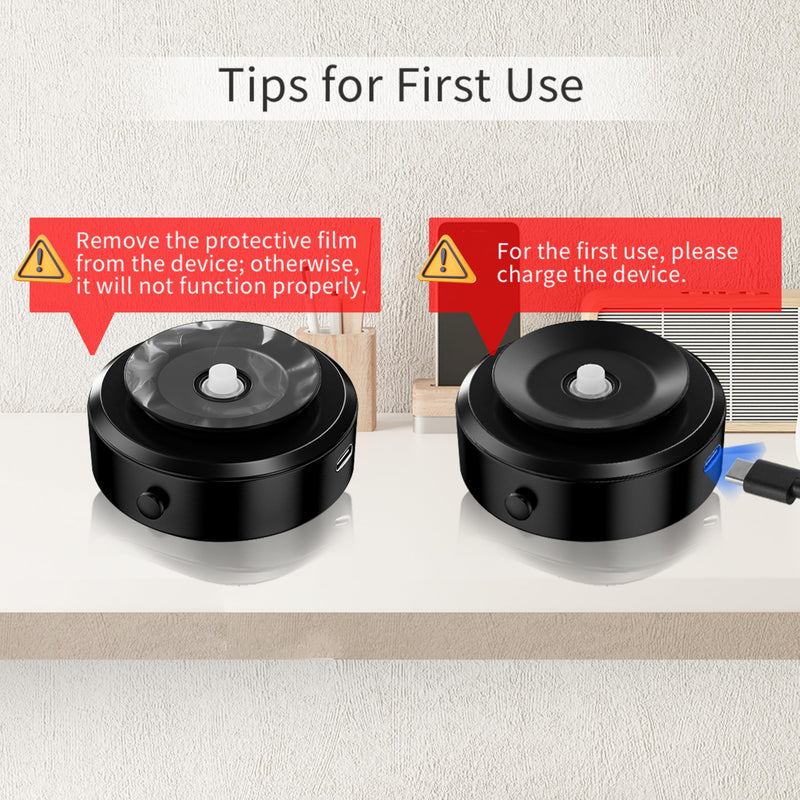 Electric Vacuum Magnetic Suction Car Phone Mount, Strong suction for Car Kitchen Mirro Gym Bath Shower & All Smooth Surface, Portable&Easy to use, Compatible with iPhone & Android (Black) Black