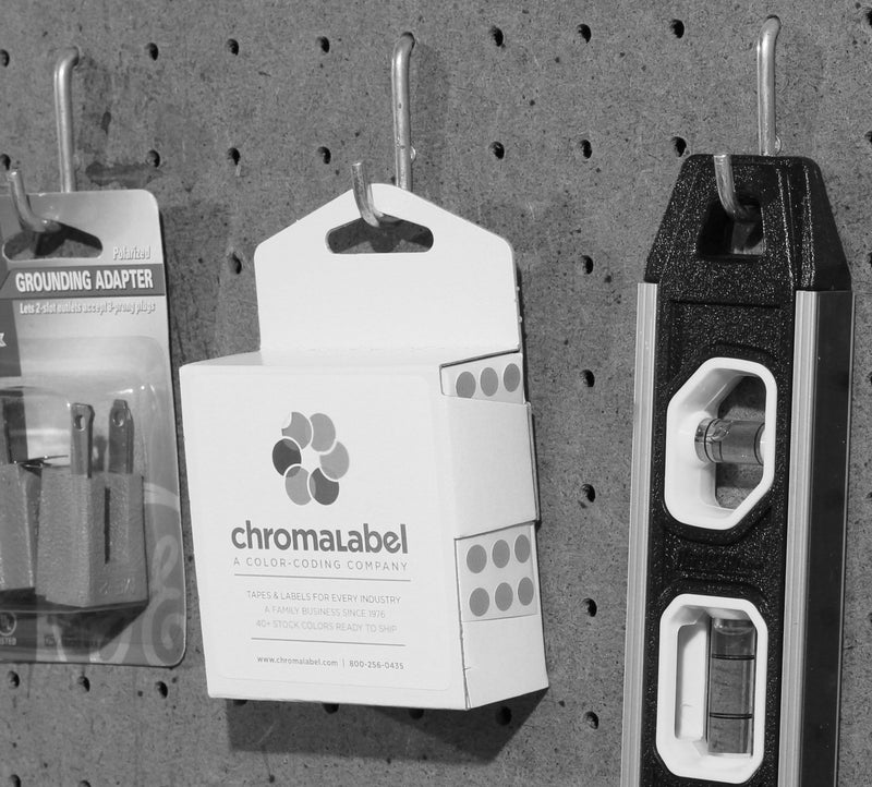 ChromaLabel Red Dot Stickers 1/4 Inch, Small Round Color Coding Labels, Mini Circle Stickers for Inventory, Classroom, Office, Charts, Files, 1000 Count in Dispenser Box 1/4"