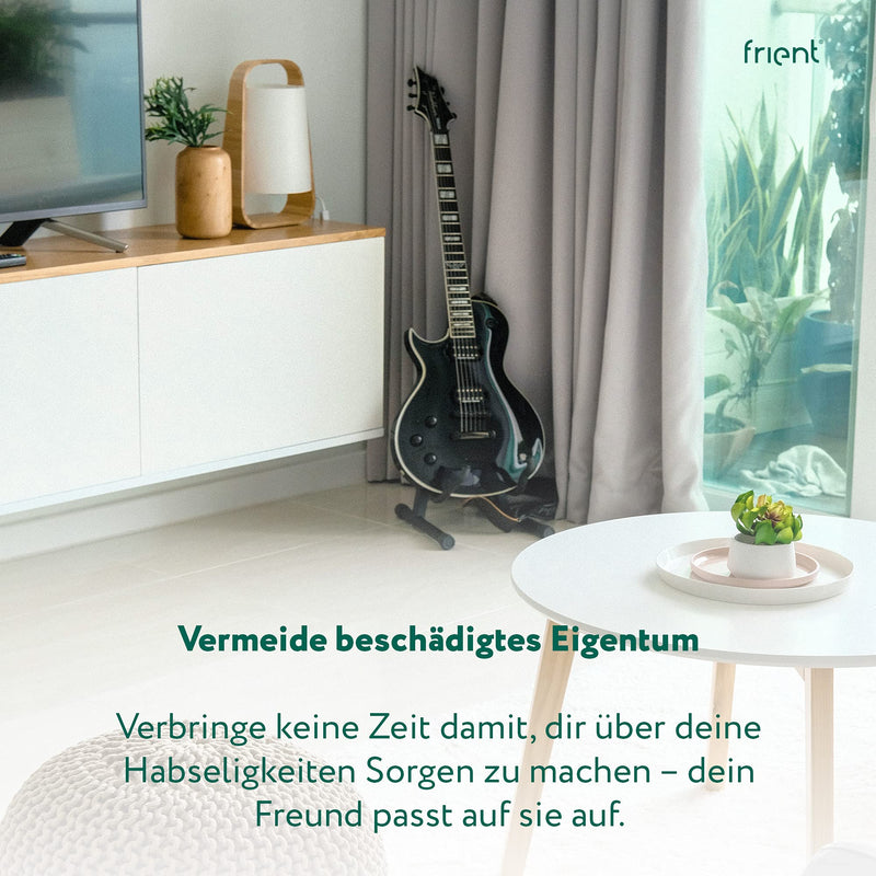 frient Air Quality Sensor | Air Quality Meter | Wireless VOC, humidity and temperature meter | battery operated | Zigbee | works with Homey and SmartThings