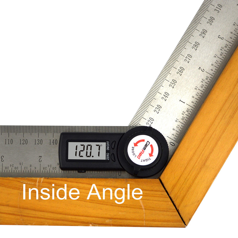 Gemred gemred 82305 digital angle finder 7-inch protractor stainless steel