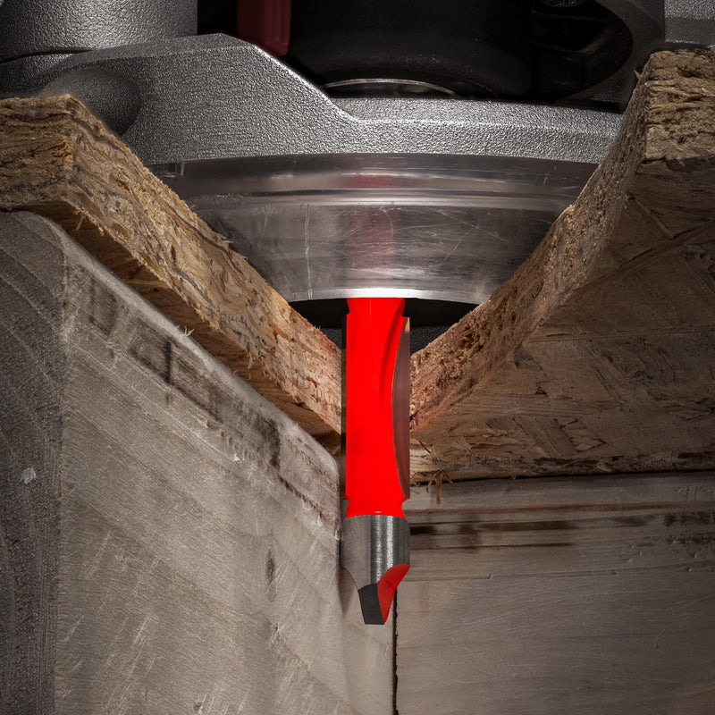 Freud 28-104: 1/2" (dia.) Panel Pilot Bit with 1/2" shank, 1-1/4" carbide height One Size 1/2-Inch Diameter Double Flute Panel Pilot Router Bit with 1/2-Inch Shank