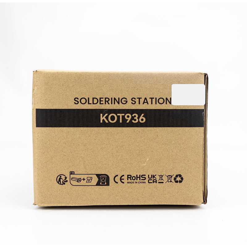 KAIWEETS soldering station for welding, soldering iron set, soldering stations with removable workbench, 60W output power, 200℃-480℃ working temperature, with 5 additional soldering tips, lead-free soldering wire