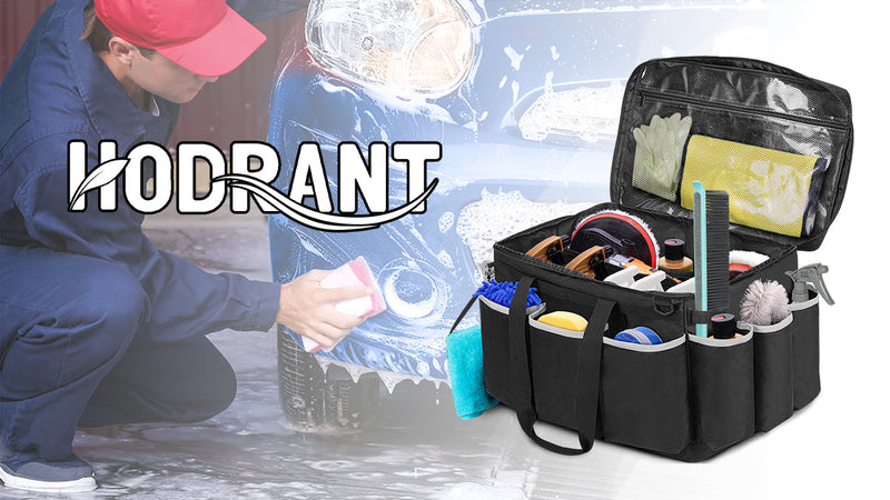 HODRANT Extra-Large Detailing Bag with Waterproof EVA Hard Bottom