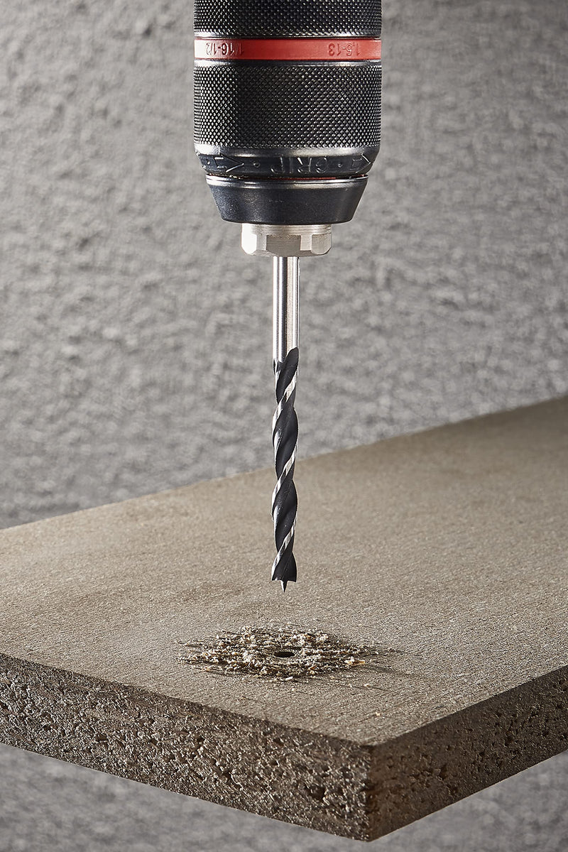 wolfcraft wood twist drill, Ø 12 mm I 7612010 I For drilling in soft wood Ø 12.0 mm ø12x151mm