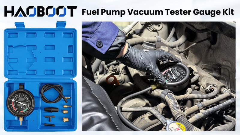Fuel Pump Vacuum Tester Gauge Kit Carburetor Diagnostics