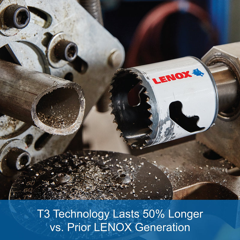 LENOX Tools Bi-Metal Speed Slot Hole Saw with T3 Technology, 4-1/2" 4-1/2 inches 4-1/2-Inch