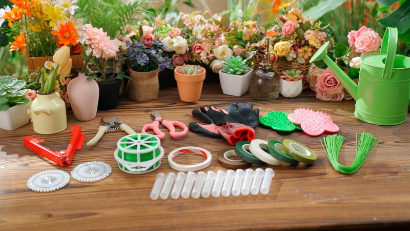 WILLBOND 121 Pcs Floral Arrangement Kit, Bouquet Accessories, Bright Color