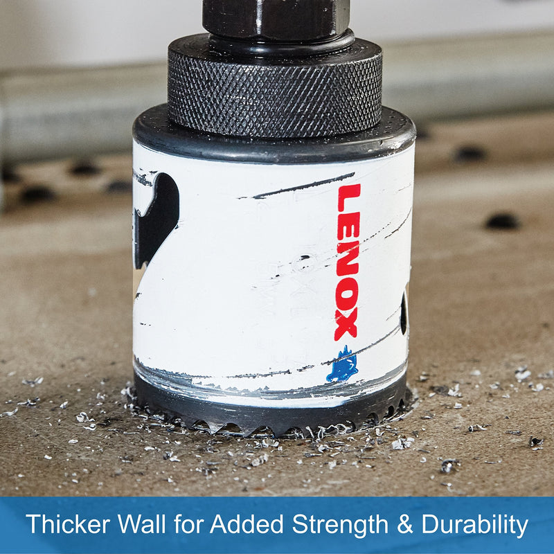 Lenox Tools - 1773006 Bi-Metal Speed Slot Arbored Hole Saw with T3 Technology, 4-1/2" 4-1/2-Inch