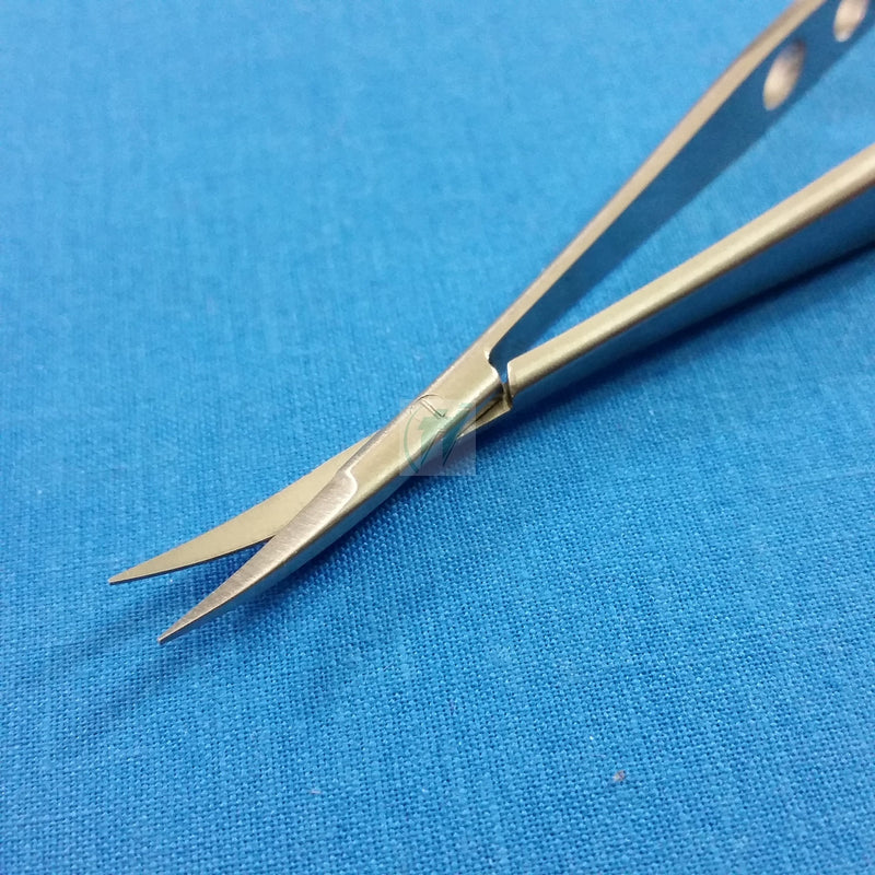 PREMIUM O.R GRADE CASTROVIEJO MICRO SURGICAL SCISSORS 5.5" CURVED OPHTHALMIC OPHTHALMOLOGY INSTRUMENTS (HTI BRAND)