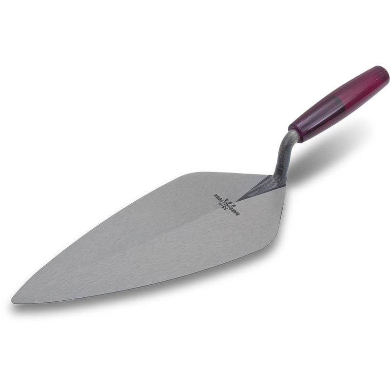 Marshalltown London Brick Trowel, 11 1/2 x 5 Inch Masonry Tool, Plastic Handle, Assembled in USA, 33P11.5