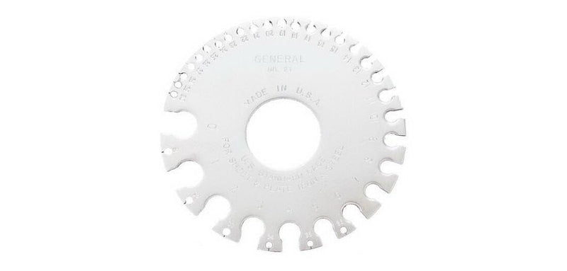 General Tools 21 US Standard Sheet Metal Round Gage