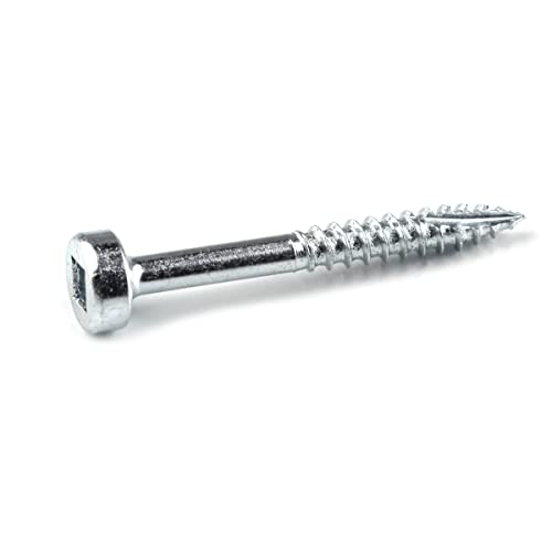 Kreg SPS-F125-500 Pocket Screws, 1-1/4" #6 Fine-Thread, Pan-Head (500 Count)