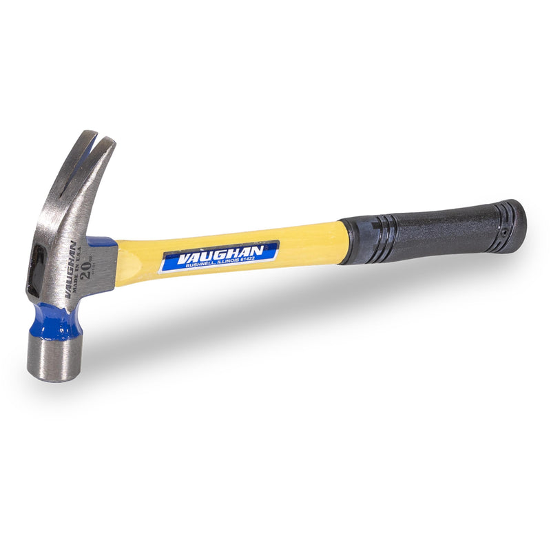 VAUGHAN Fiberglass Handle 999 Series Framer Hammer, Assembled in USA, FS999ML, VN10538 16 Inch Milled