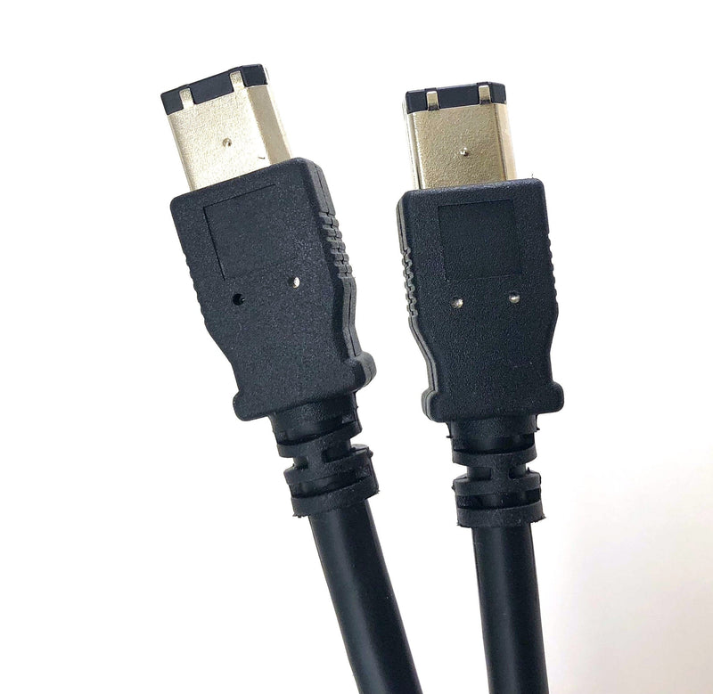 Inc. 15 feet Firewire IEEE 1394 6 Pin Male to 6 Pin Male Cable (E07-215) 15 ft Firewire IEEE (6 Pin-M to 6 Pin-M) Black