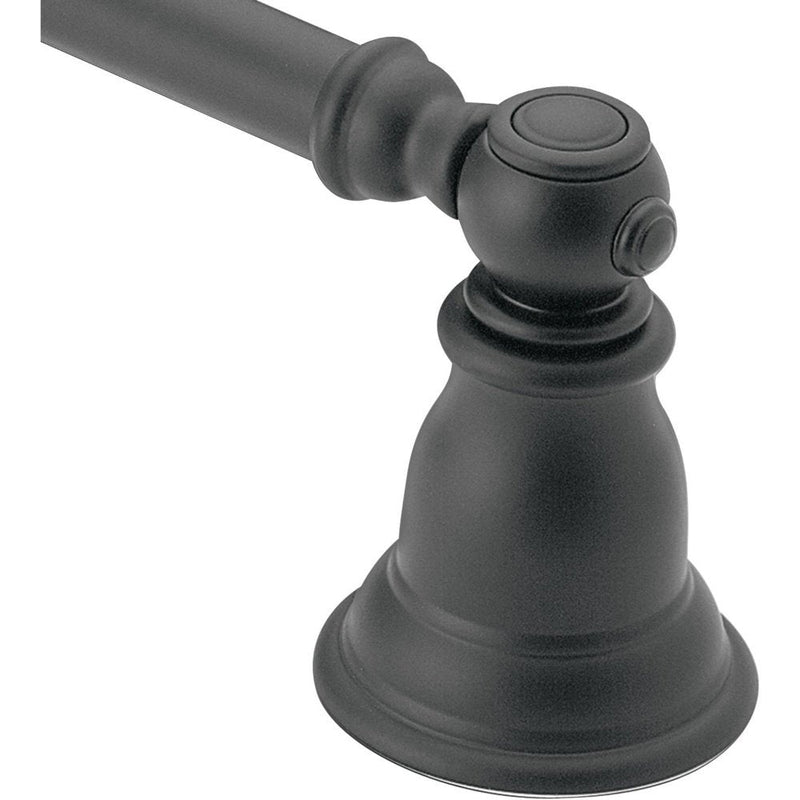 Moen YB5424WR Kingsley 24-Inch Bathroom Single Towel Bar, Wrought Iron