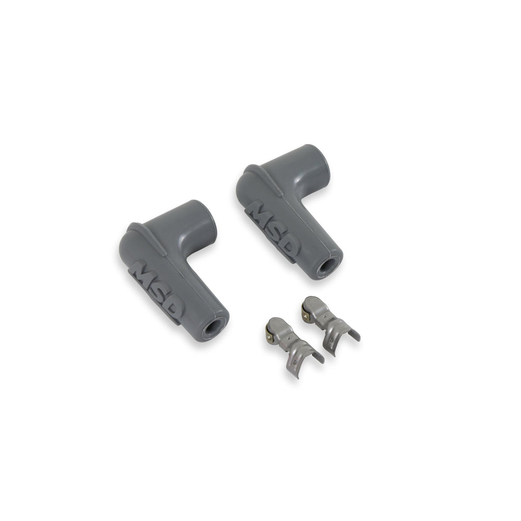 MSD 3311 Silicone 90° Spark Plug Boots & Terminals