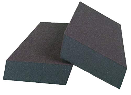 Johnson Abrasive Dual Angle Drywall Sanding Sponges - Medium/Fine Dual Grit - 24 Count Contractor Pack