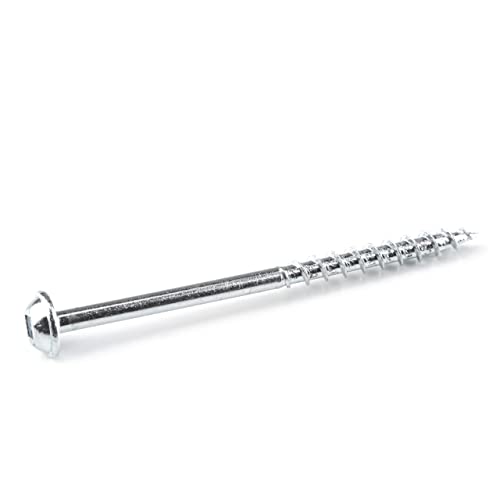 Kreg Zinc Pocket-Hole Screws - SML-C250-250 - 2-1/2 Inch - Coarse Thread - Maxi-Loc Head - Indoor - 250 Count